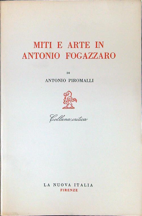 Miti e arte in Antonio Fogazzaro