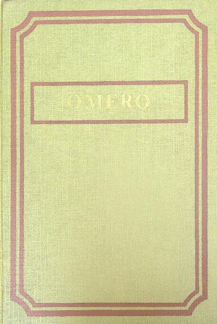 Poemi - Omero - copertina