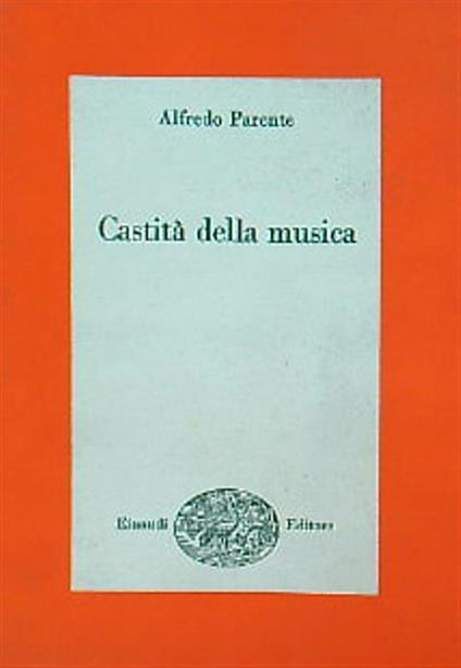 Castità della musica - Alfredo Parente - copertina