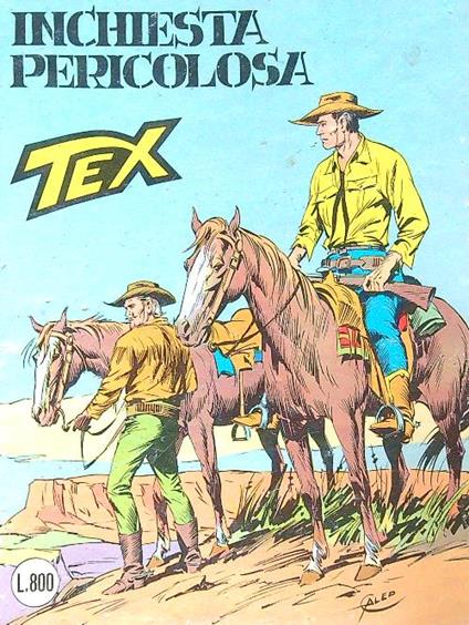 Tex n.264 - Inchiesta pericolosa - copertina