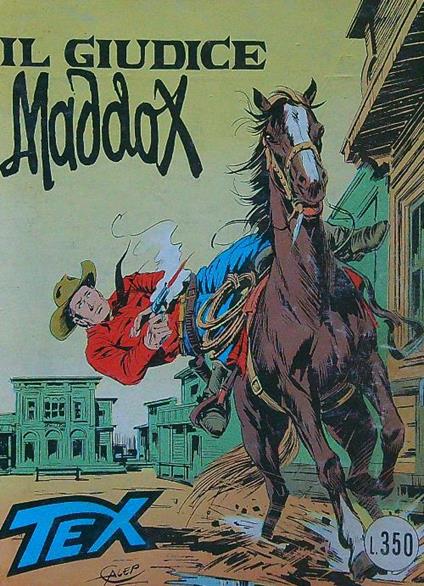 Tex n.175 - Il giudice Maddox - copertina