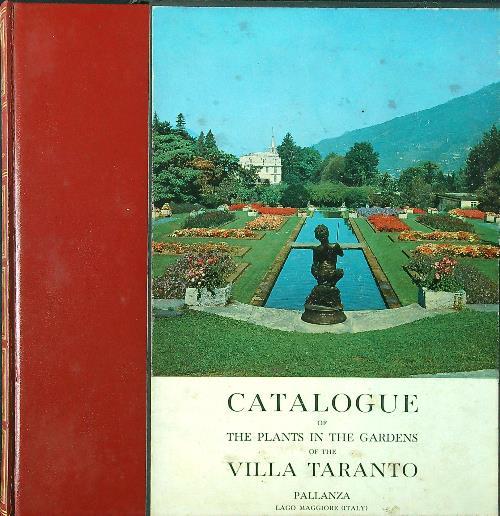 Catalogue of the plants in the gardens of Villa Taranto - Neil McEacharn - copertina