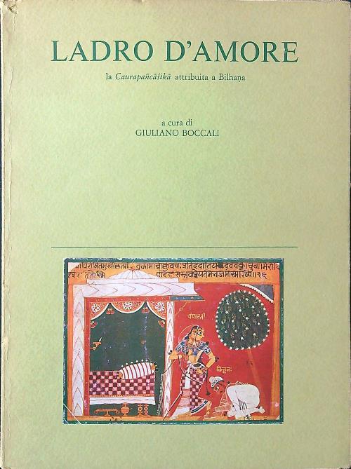 Ladro d'amore - Giuliano Boccali - copertina