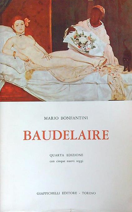 Baudelaire - Mario Bonfantini - copertina
