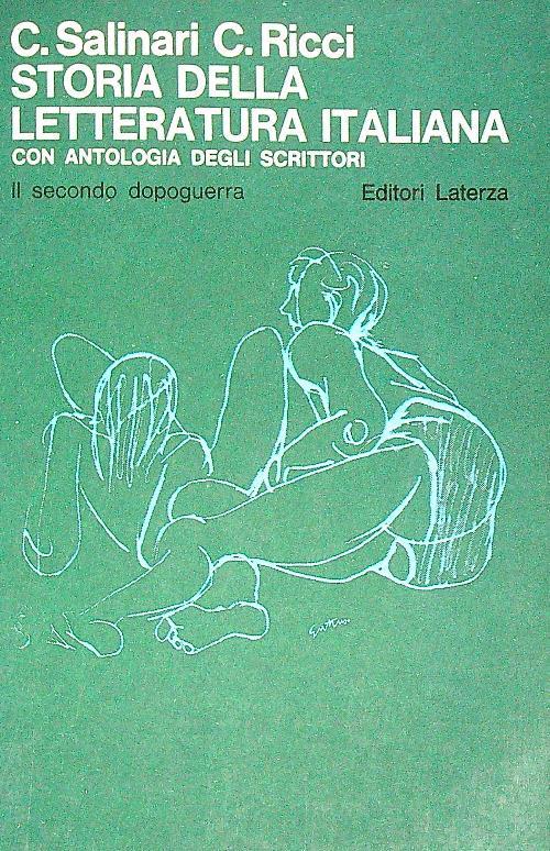 Storia della letteratura italiana. Il secondo dopoguerra - Carlo Salinari - copertina