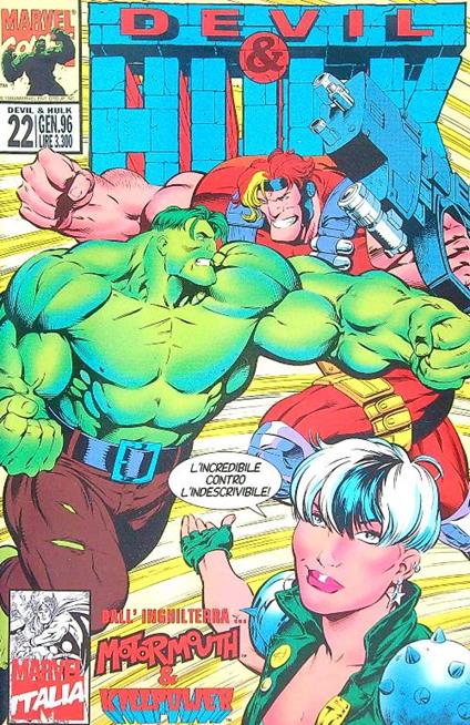 Devil & Hulk n.22/gen 1996 - copertina