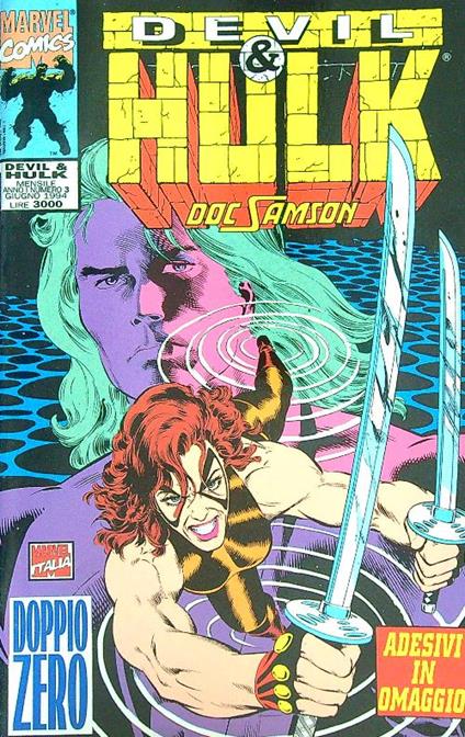 Devil & Hulk N. 3/Luglio 1994 - copertina