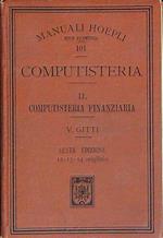 Computisteria. volume II. Computisteria finanziaria