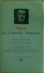 La comedie humaine III