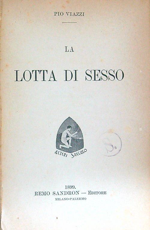 La lotta di sesso - copertina