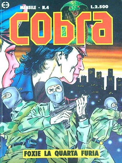 Cobra n. 4 - Foxie la quarta furia - copertina