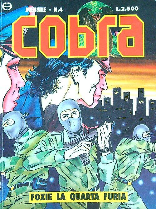 Cobra n. 4 - Foxie la quarta furia - copertina