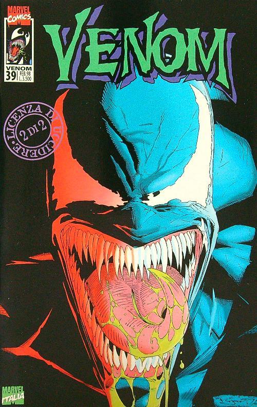 Venom n.39/feb. 1998 - Licenza di uccidere - copertina