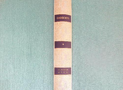 Scritti scelti - Vincenzo Gioberti - copertina