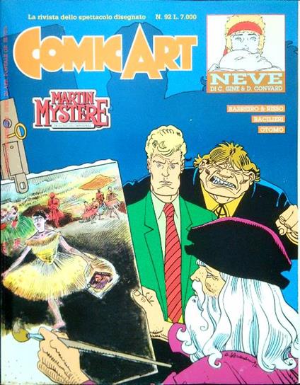 Comic Art n. 92/giugno 1992 - copertina