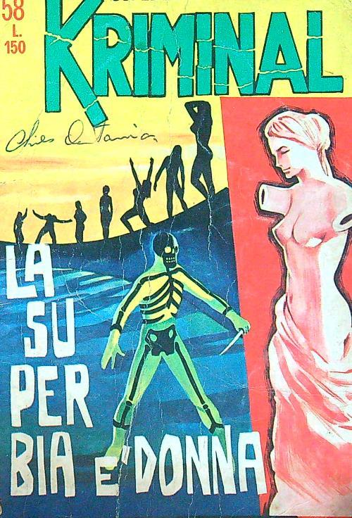 Kriminal n. 58 - La superbia è donna - copertina