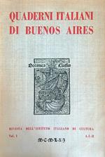 Quaderni italiani di Buenos Aires vol.1