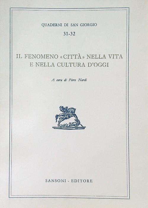 Quaderni di San Giorgio 31-32 - Piero Nardi - copertina