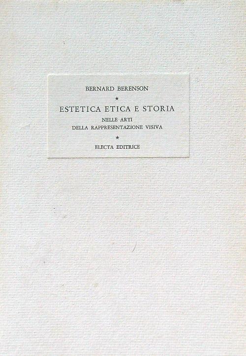 Estetica etica e storia nelle arti