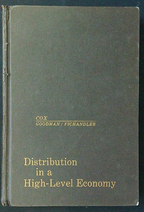 Distribution in a High Level Economy - Reavis Cox - copertina