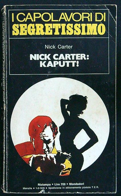 Nick Carter: kaputt! - nick Carter - copertina