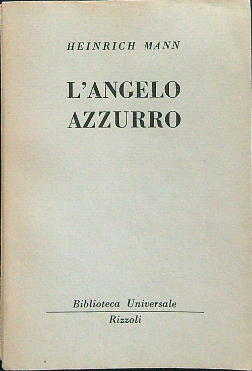 L' angelo azzurro - Heinrich Mann - copertina