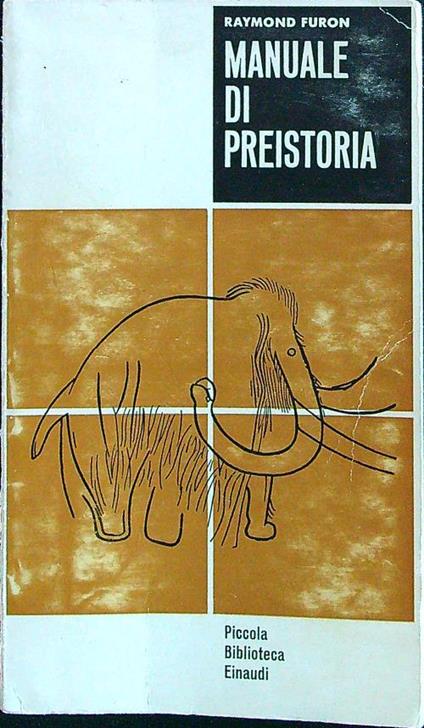 Manuale di preistoria - Raymond Furon - copertina