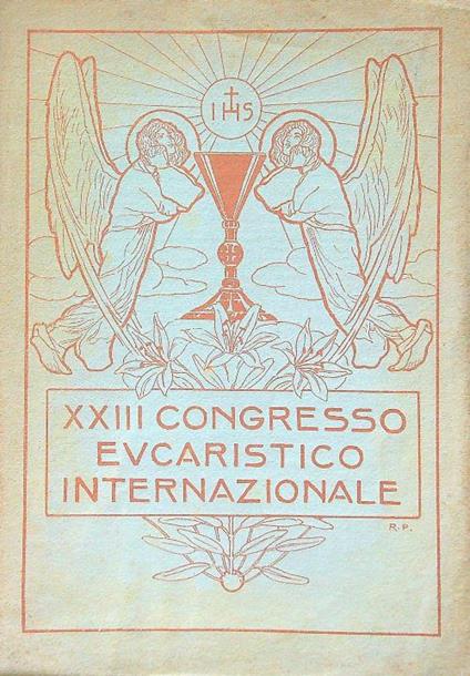XXIII Congresso eucaristico internazionale - copertina