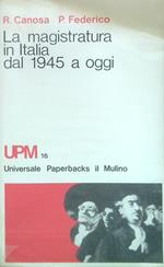 La magistratura in Italia dal 1945 a oggi
