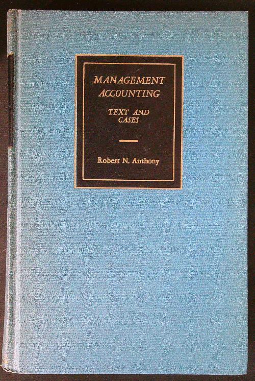 Management accounting. Text and cases