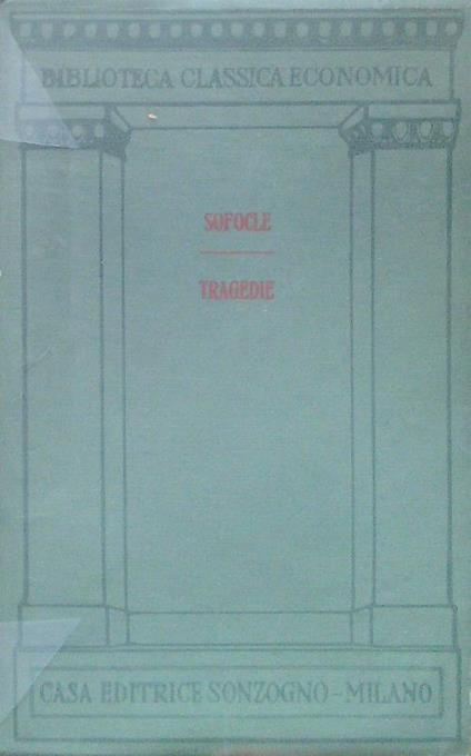 Tragedie - Sofocle - copertina