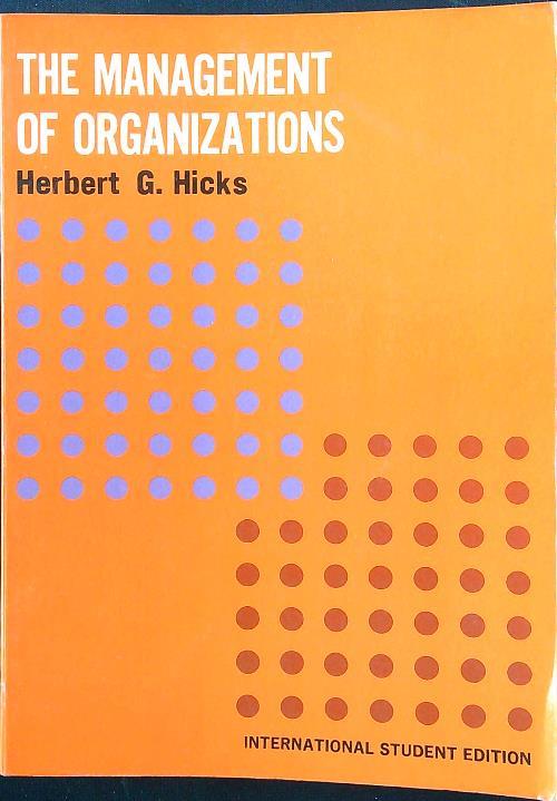 The management of organizations