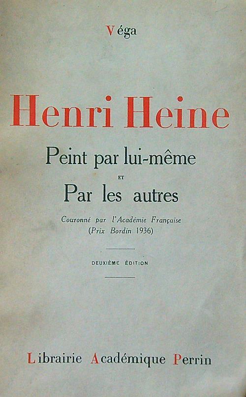 Henri Heine - Vega - copertina