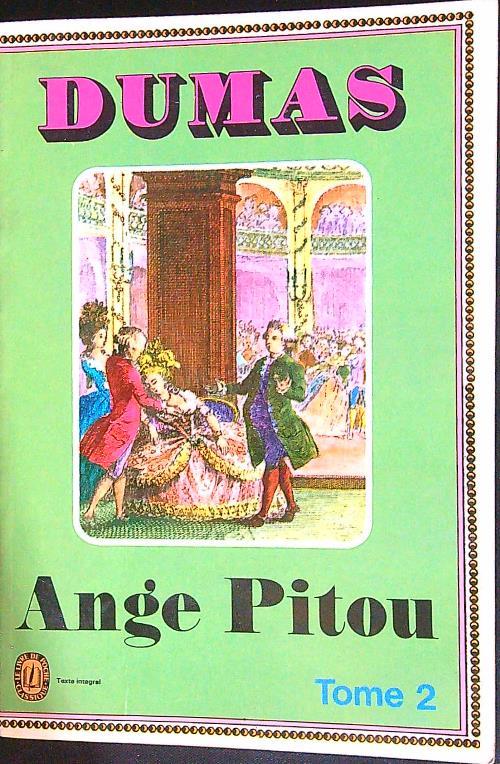 Ange Pitou tome 2 - A. Dumas - copertina