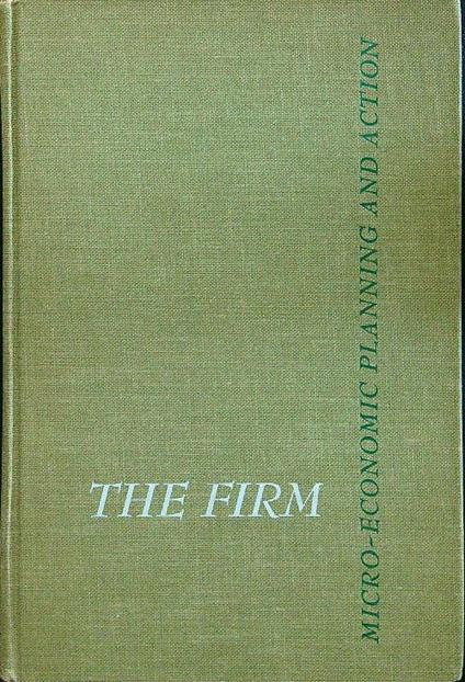 The firm: micro-economic planning and action - Chamberlain - copertina