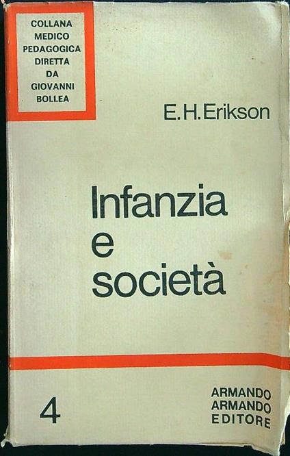 Infanzia e società - E.H. Erikson - copertina