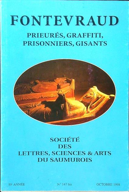 Fontevraud n. 147 bis/octobre 1998 - copertina