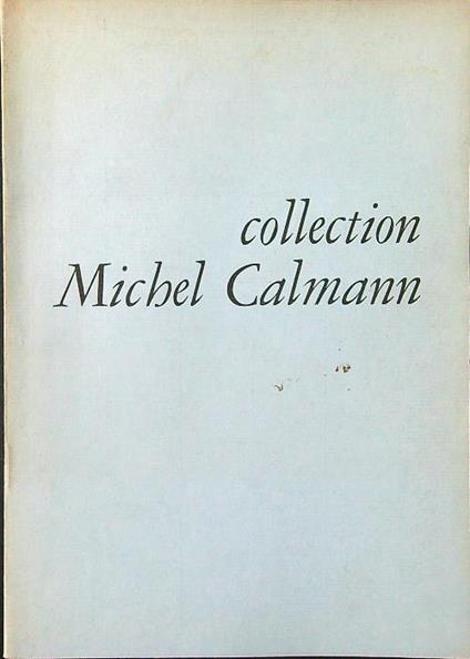 Collection Michel Calmann - copertina