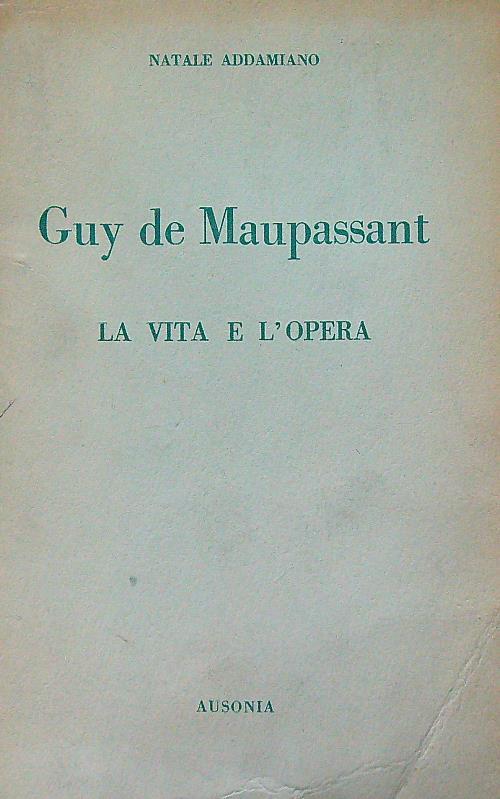 Guy de Maupassant - Natale Addamiano - copertina