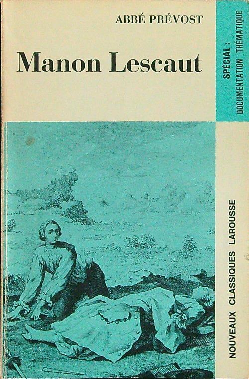 Manon Lescaut - Antoine-François Prévost - copertina