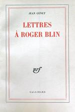 Lettres à Roger Blin