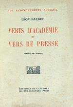 Verts d'academie et vers de presse