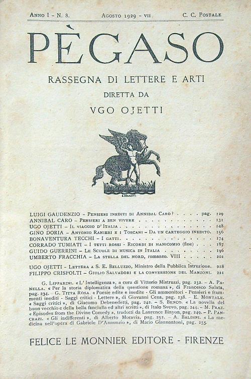 Pegaso n.8/agosto 1929