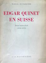 Edgar Quinet en Suisse
