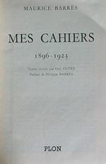 Mes cahiers 1896-1923