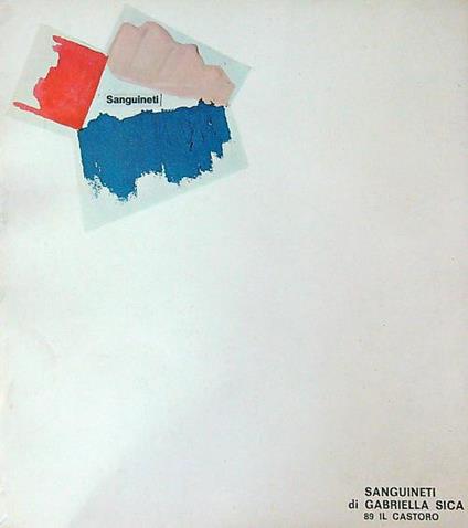 Edoardo Sanguinetti - Gabriella Sica - copertina