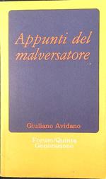 Appunti del malversatore
