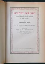 Scritti politici e di filosofia della storia e del diritto