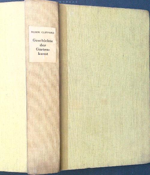 Geschichte der Gartenkunst - Derek Clifford - copertina