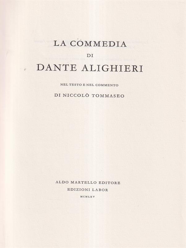 La divina commedia - Paradiso